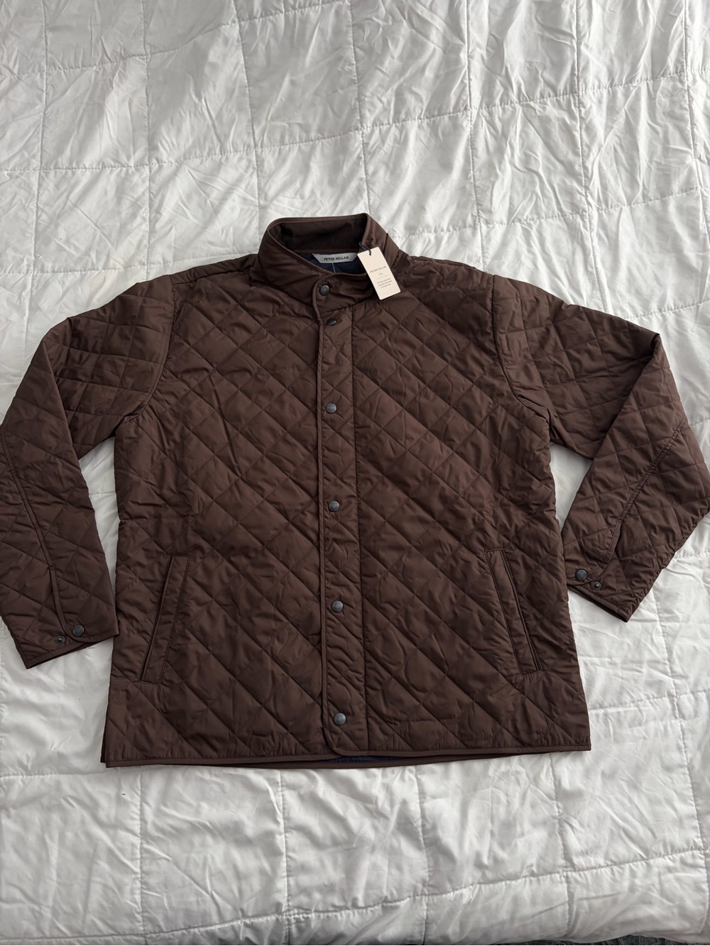Peter Millar Suffolk Travel Coat Jacket | Men’s XL | Brown | New with Tags
